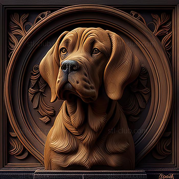 3D model st Duke dog famous animal (STL)